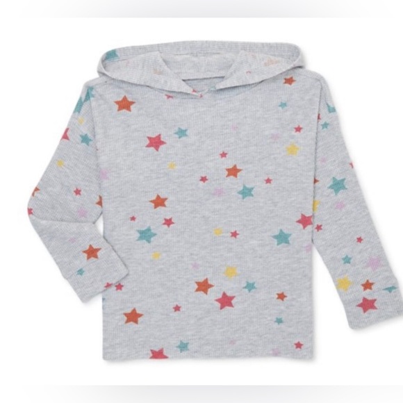 Star Jogger & Hoodie Matching set comfy waffle fabric w/ slight stretch sz: 2T - Picture 4 of 8